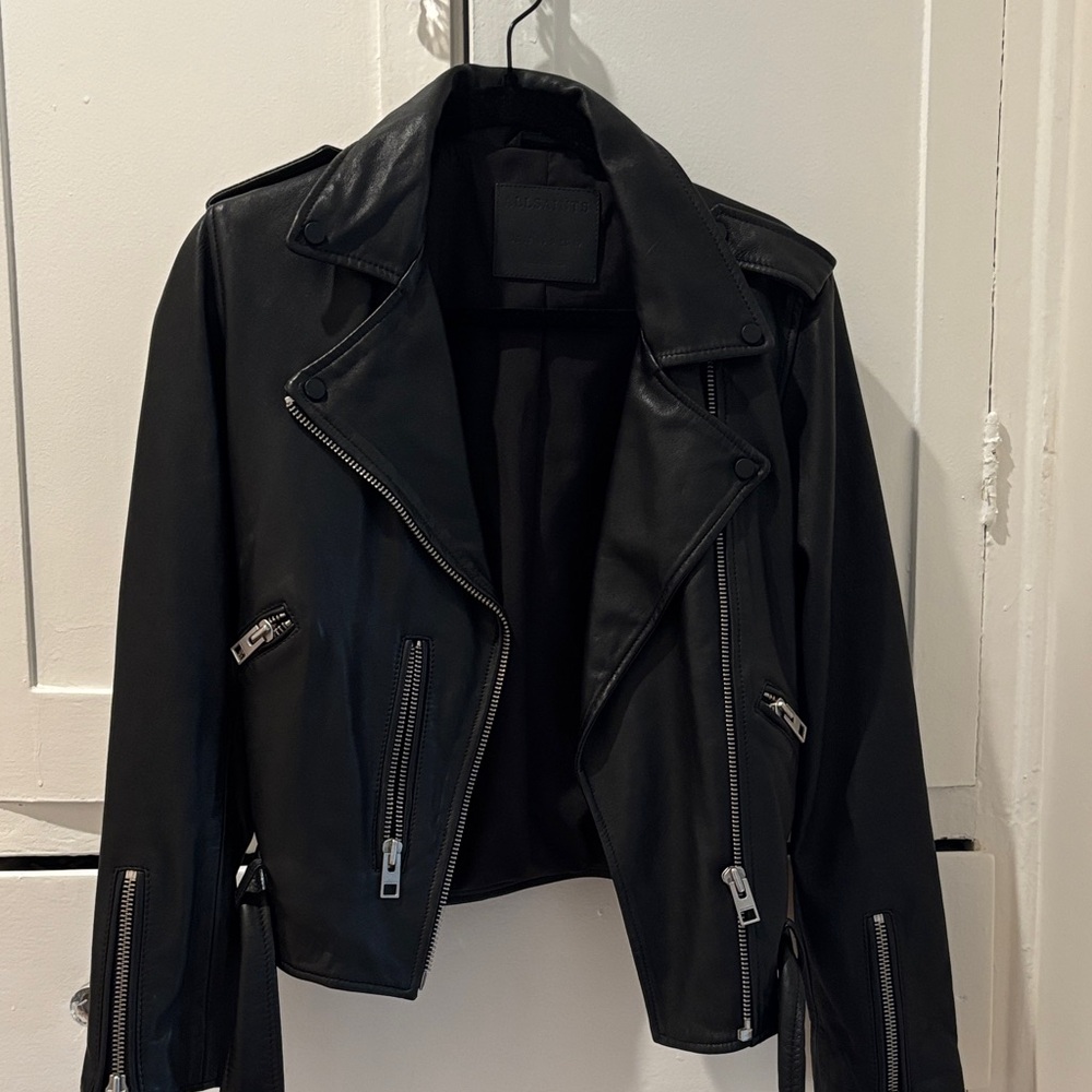 Women's Black Leather Jacket